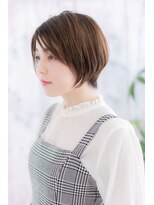 ミック ヘアアンドビューティー 大山店(miq  Hair&Beauty) クールに仕上げた大人ナチュラルボブ