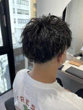 オーク(O.a.K) フェード×パーマお洒落メンズ   池田優貴