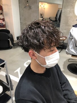 ジョニーメン 中野店(Johnny MEN) JohnnyMEN中野　ツーブロックツイストスパイラルパーマ