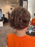 刈り上げ×パーマ