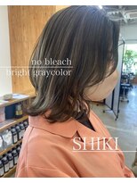シキ(SHIKI) 明るい白髪染めmix color