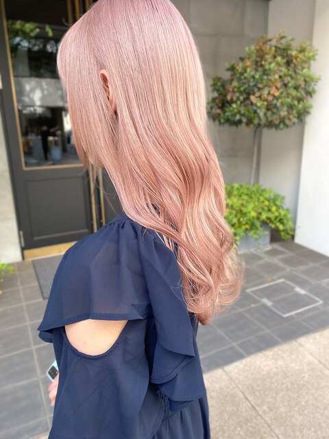 【オダオススメ！】ホワイトピンク/ケアブリーチ/髪質改善