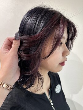 ゼスト 中野店(ZEST) 【zest中野/武田智海】インナーカラーでチェリーレッド