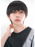 ツーブロック刈り上げなし【ナチュラルマッシュ】