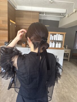 キュオンシア(CUEON. ciea) お呼ばれヘア×カチモリヘア