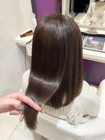 ハピネス 河原町店(Happiness)&nbsp;髪質改善 レイヤーカット ベージュ グレージュ 20代 30代 40代