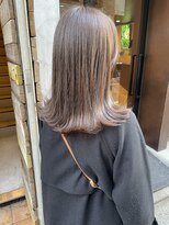 コフィー バイ メルト 吉祥寺(cofy by melt)&nbsp;【松本咲花】初カラーチョコレートベージュ外ハネきりっぱなし