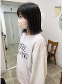 【haif】ボブ×オリーブグレージュ