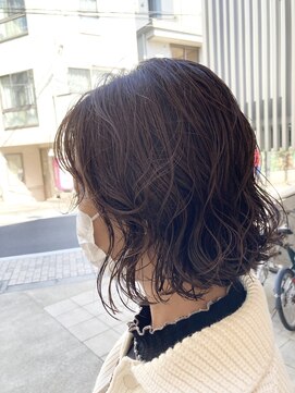 アミュレット バイ サファリ 西荻窪(AMULETTE BY SAFARI) 《お客様スタイル36》ボブ×くせ毛が扱いやすくなるパーマ