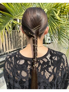 タップ(TAP) TAP/ヘアアレンジ/タイト/金箔