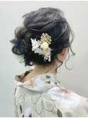 大阪浴衣レンタル　推し活　ヘアセット