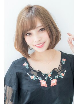 ユーフォリア 銀座本店(Euphoria) 山村/大人可愛い小顔ゆるふわボブ/ボブパーマ/前下がりボブ銀座