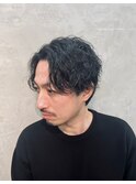 波巻きパーマ