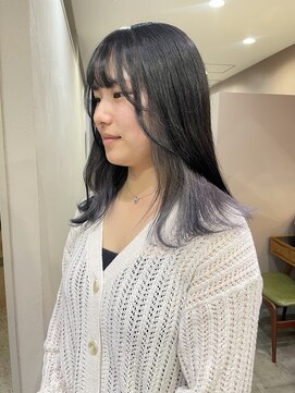 インビテーション 名古屋(invitation) シルバーインナーカラー