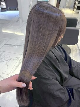 ルージュシー 堀江(RU10C) 髪質改善/ハイライト/ブリーチ/ベージュ/レイヤーカット/韓国