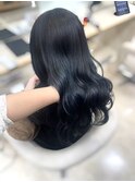 黒髪にも透明感を《ブルーブラック》