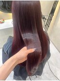 ブリーチなしうる艶ボルドー