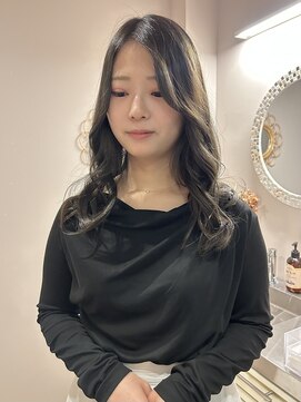 チャプター 問屋町(chapter) ブリーチなしケアカラーグレージュ髪質改善トリートメント