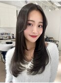 髪質改善/ミルクティー/韓国風/レイヤーカット/縮毛矯正