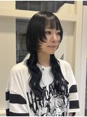 ロングウルフカット/レイヤーカット/クラゲウルフ
