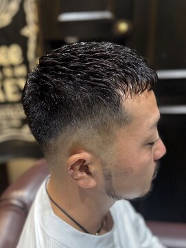 濡れパンスキンフェード/大宮/クロップ/フェードカット