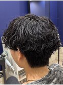 波巻きツイスパ仙台美容室シャドウパーマウルフフェザーパーマ