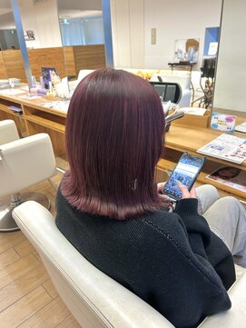 ファースト 長町店(first) 外ハネボブ/ボルドー