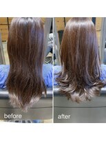 ヘアサロン ピース(hair salon PIECE)&nbsp;ミディアムレイヤー　ワンカール　艶髪