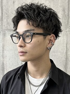 ヘッドストック(HEAD STOCK) アクティブショートスパイキーパーマアップバング短髪パーマ