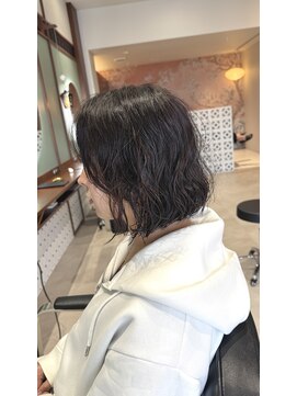 クルニエ(crenier) パーマボブ/Aライン/無造作パーマ