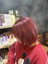 ノーヴァ バイ ボナ 前橋店(nova by bona)&nbsp;ボブ、チェリーレッド