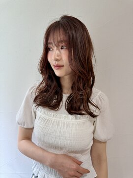 クラン 岡本(Chlan) ゆるふわカール　大人セミロング