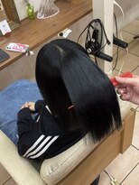 ウィルゴ 原宿(VIRGO)&nbsp;ブリーチで剥がせるオフブラックリクルートブラック剥がれる黒