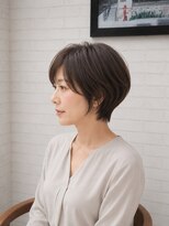 アース 宮崎昭栄店(EARTH) 【大人ショート×艶ブラウン】