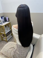 シュヴーブリヤン(cheveux brillants) 【美髪縮毛矯正で作る再現性100%な艶髪】暗髪ストレートロング