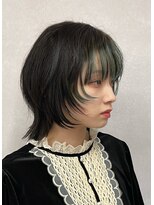 メゾンドイギー(MAISON de IGGY)&nbsp;レイヤーボブ/ウルフレイヤー/前髪インナーカラー