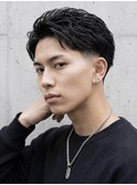 フェザーショートフェザーアップテーパーフェードアップバング