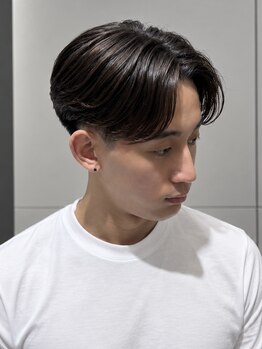 DRAW men's salon【11/1OPEN（予定）】の写真/【曲がる縮毛矯正×清潔感パーマ】ON/OFF決まる好印象スタイル！ビジネスマンの垢抜けヘアを提案