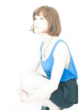 キープへアデザイン(keep hair design) ゆるフワアンニュイショートボブ【keep hair desigin.木田昌吾】