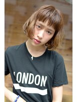 ビッケ(Vicke)&nbsp;【Vicke渋谷】眉上バング☆リラクシーカールロブ