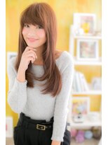 ミック ヘアアンドビューティー 大山店(miq  Hair&Beauty)&nbsp;厚めバングの《大人ドーリーロング》