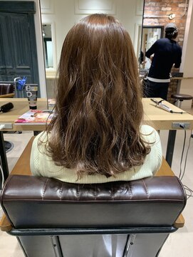 エイトタマプラ たまプラーザ店(EIGHT tamapla) 【EIGHTたまプラ】デザインカラー_切りっぱなしボブ