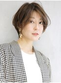 ストレートスマートショート_外ハネボブアッシュブラウン_6649