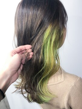 サロンドミルク 原宿(salon de MiLK) ビリーアイリッシュ風インナーカラー