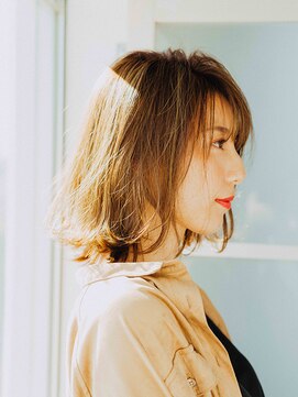 アラワラブルー(arrawarra blue) ミディアムウルフ/20代/30代/40代/50代/倉敷　南町