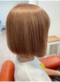 シンプルボブ × ハイライトミックス