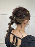 20代・30代・40代似合う小顔ヘアアレンジ♪二次会ブライダル花嫁