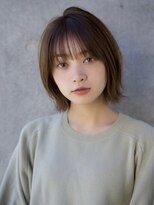 エインアンリー 表参道(AIN.ANLY.)&nbsp;大人おしゃれ前髪あり外ハネボブ20代30代【AIN.表参道】川原大地