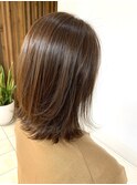 20代30代40代　大人可愛いロブヘア　外ハネミディ　ボブヘア