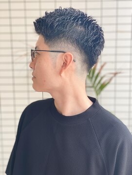 スウェル 船橋店(Swell) ハイライト/マッシュパーマ/束感/波巻き/メンズ